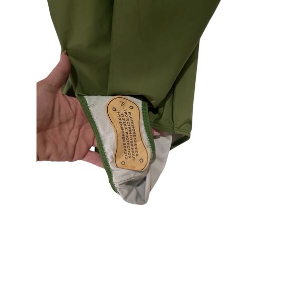 Onda De Mar Women’s One Piece Swimsuit Olive Green Ruffle Ruched Front NWT - Picture 6 of 6